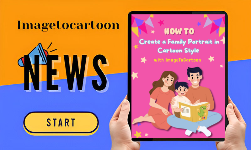 How to Create a Family Portrait in Cartoon Style with ImageToCartoon