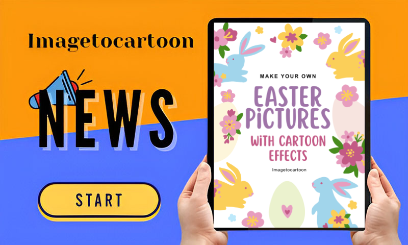 Make Your Own Easter Pictures with Cartoon Effects